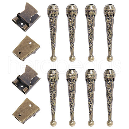 CHGCRAFT DIY Alloy Bolo Tie Making Finding Kit FIND-CA0009-03AB-1