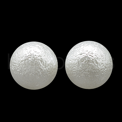 Imitation Pearl Acrylic Beads ACRP-R008-12mm-01-1