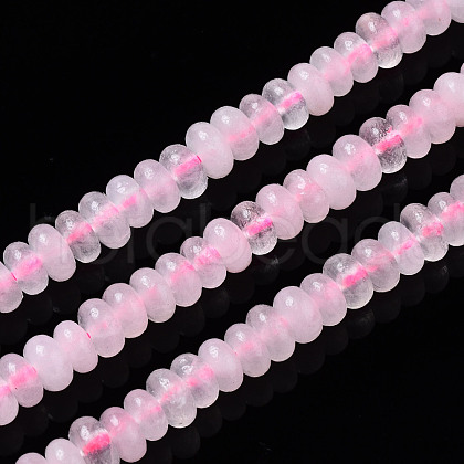 Natural Rose Quartz Beads Strands G-S366-122-1