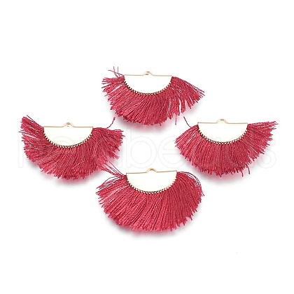 Nylon Tassel Pendants KK-F755-28G-05-NF-1