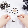 ARRICRAFT Natural Obsidian Beads Strands G-AR0001-89-3