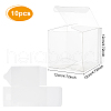 Transparent Plastic PVC Box Gift Packaging CON-BC0006-13B-8