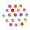 Opaque Acrylic Beads MACR-YW0001-22L-7