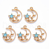 Alloy Enamel Pendants ENAM-S121-062C-2