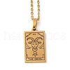 Tarot Theme 304 Stainless Steel Pendant Nacklaces For Women STAS-S128-02O-1
