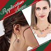 SUNNYCLUE 28Pcs 7 Colors Winter Theme Alloy Printed Pendants FIND-SC0012-46-5