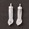 Natural Quartz Crystal Pendants G-K322-01B-2