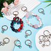 SUNNYCLUE 12Pcs Alloy Swivel Clasp FIND-SC0010-10P-4