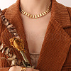 304 Stainless Steel Oval Link Chain Necklaces FS-WG7F0BE-03-1