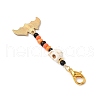 Halloween Theme Alloy Enamel Pendant Decorations HJEW-MZ00286-6
