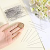 SUNNYCLUE 200Pcs Brass Flat Head Pins KK-SC0005-26A-3