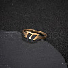 Number 201 Stainless Steel Adjustable Cuff Rings FS-WG22891-13-1