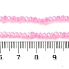 Baking Electroplate Glass Beads Strands X-DGLA-A039-J2MM-B09-4