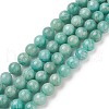 Natural Amazonite Beads Strands G-F461-12-6mm-01-1