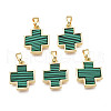 Real 18K Gold Plated Brass Pendants KK-N233-172A-01D-1