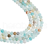  2 Strands Natural Flower Amazonite Beads Strands G-NB0004-47-1