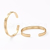Brass Micro Pave Cubic Zirconia Cuff Bangles BJEW-Z001-02A-2