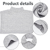 DELORIGIN 4Pcs 4 Colors Cotton Half Turtleneck Winter False Collars AJEW-DR0001-31-3