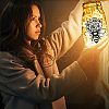 PVC Lamp Film for DIY Colorful Light Hanging Lamp Frosted Glass Jar DIY-WH0408-004-6