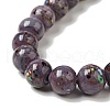 Handmade Lampwork Beads Strand LAMP-C008-02-4