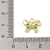 Rack Plating Brass Micro Pave Cubic Zirconia Pendants KK-C052-28G-02-3