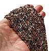 Natural & Synthetic Mixed Gemstone Beads Strands G-RM2025-A16-2mm-A-1