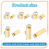   60Pcs 10 Styles 925 Sterling Silver Spacer Tube Beads FIND-PH0021-80-2