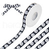 20 Yards Sport Ball Printed Polyester Volleyball Grosgrain Ribbon OCOR-WH0085-75A-01-1
