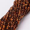 Natural Tiger Eye Beads Strands G-N0205-01B-2mm-1