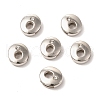 Letter Slider Beads for Watch Band Bracelet Making ALRI-O012-O-NR-2