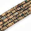 Natural Verdite Stone Beads Strands G-N346-03A-06-2