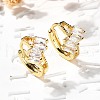 Brass Hoop Earrings EJEW-S256-03C-G-1