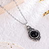 Bohemian Style Horse Eye Alloy with Resin Pendant Necklaces for Women FS-WG56C17-04-1