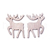 Undyed Wood Pendants WOOD-I004-19-1