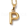 PVD Vacuum Plating 201 Stainless Steel Necklaces NJEW-H033-01G-P-1