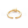 Brass Enamel Cuff Rings RJEW-T016-27H-NF-2