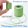 10 Rolls 10 Colors Waxed Nylon Cord DIY-WH0656-17B-2