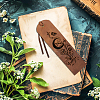 Cowhide Leather Labels AJEW-WH0386-0053-5