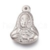 Tarnish Resistant 304 Stainless Steel Pendants STAS-H113-04B-P-1