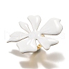 Adjustable Iron Enamel Cuff Rings for Women RJEW-V003-02G-01-2