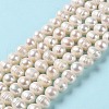 Natural Cultured Freshwater Pearl Beads Strands PEAR-E018-11-2