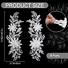 Polyester Embroidery Water Soluble Appliques DIY-WH0304-667A-2