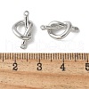 Brass Knot Connector Charms KK-S518-05P-3