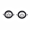 304 Stainless Steel Enamel Links Connectors STAS-S080-016P-B-2