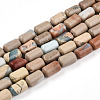 Natural Shoushan Stone Beads Strands G-N346-01B-07-2