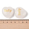 Natural Quartz Crystal Heart Engraving MBTI Figurines Statues for Home Office Desk Decorations X1-G-K353-05H-3