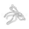 Brass Micro Pave Clear Cubic Zirconia Pendants KK-U008-01A-P-2