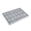 18-slot Velvet Pendant Organizer Holder PW-WG64371-12-1