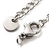 Tarnish Resistant 304 Stainless Steel Curb Chain Extender X-STAS-G310-04P-2