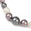 Shell Pearl Graduated Beaded Necklaces for Girl Women NJEW-XCP0001-46P-3